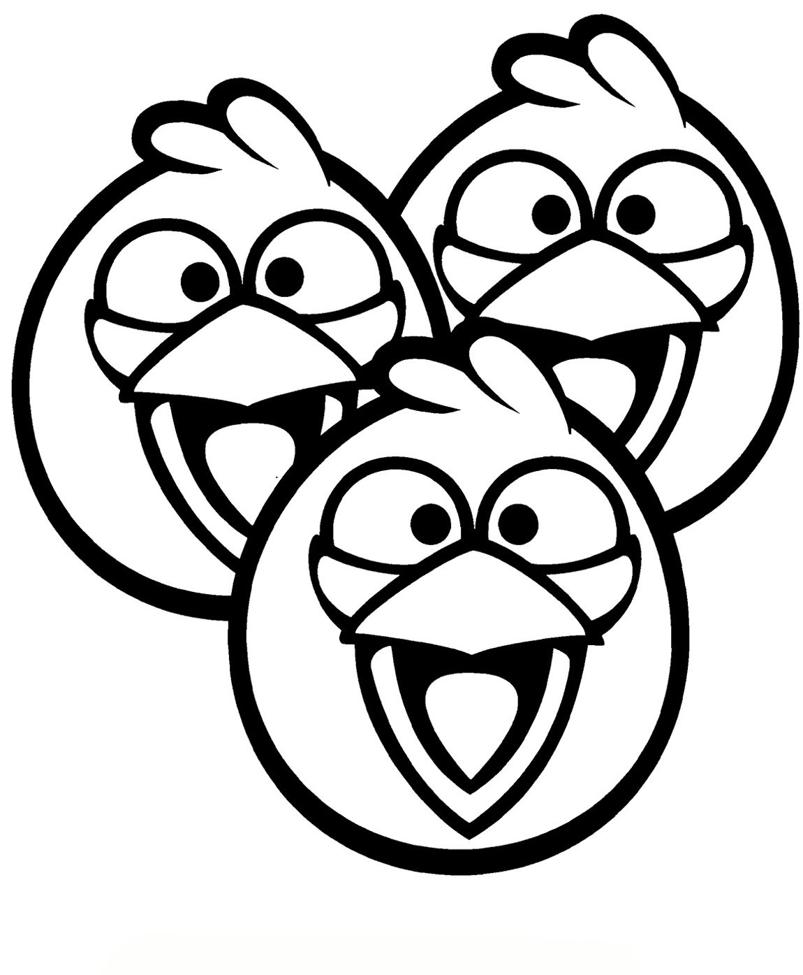 1150x1395 Angry Birds Printable Coloring Pages For Children