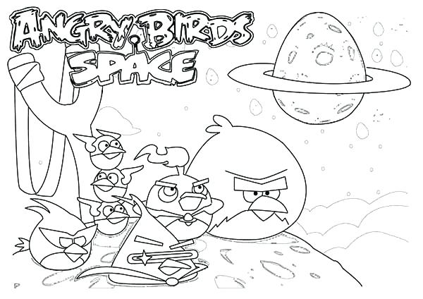 600x424 Coloring Pages Space Angry Birds Coloring Pages Space Preschool