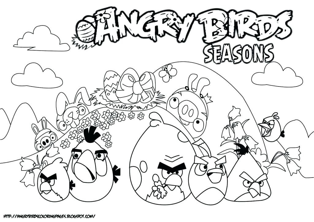 1024x724 Angry Birds Coloring Pages