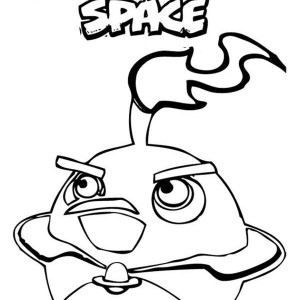 300x300 Angry Birds Space Awesome Leader Coloring Pages Batch Coloring