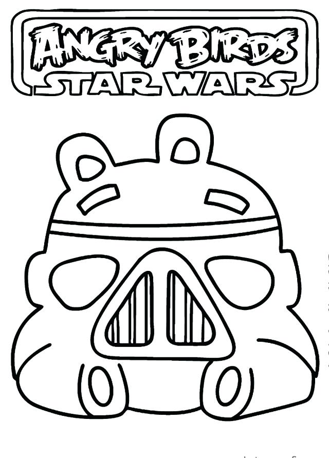 640x891 Star Wars Angry Birds Para Colorear Angry Birds Star Wars Coloring