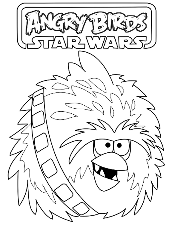 576x756 Angry Birds Star Wars Coloring Pages Birthdays