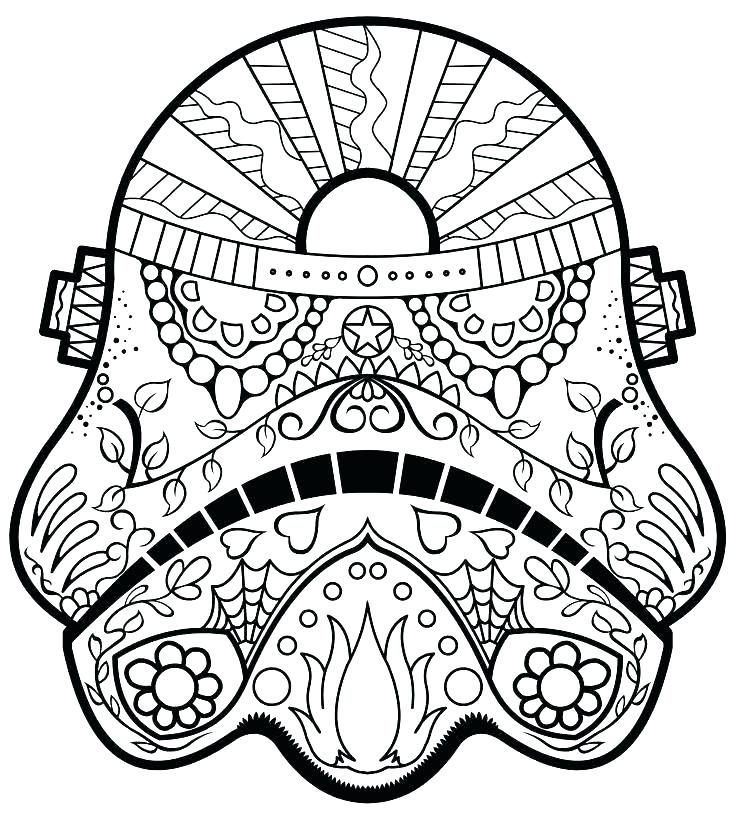 736x816 Starwars Coloring Page