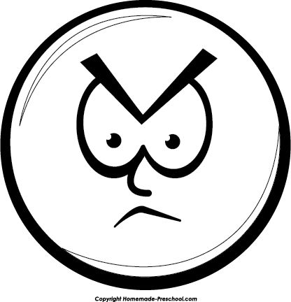 416x432 Angry Face Coloring Page Color Bros