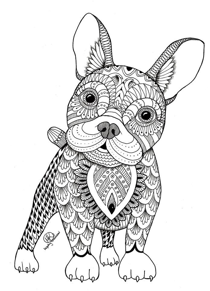 695x960 Animal Mandala Coloring Pages