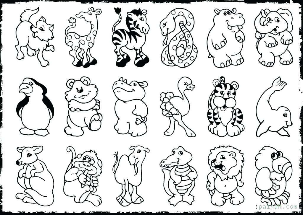 1024x728 Alphabet Animal Coloring Pages Letter Animal Alphabet Coloring