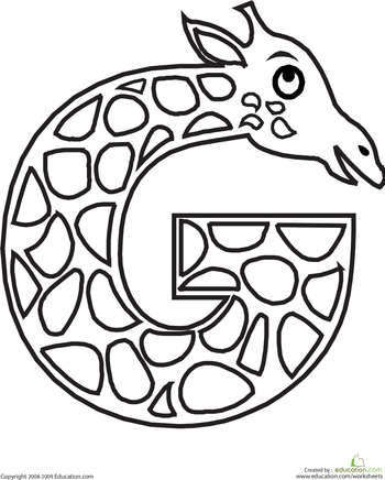 350x436 Free Color The Animal Alphabet Coloring Pages Animal Alphabet