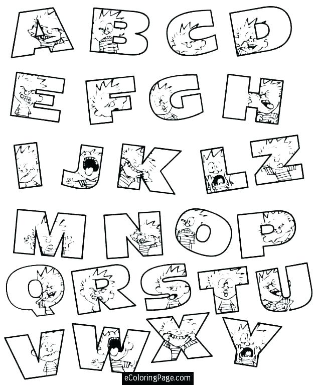 630x767 Letter Coloring Pages Free Letter Coloring Pages Animal Alphabet