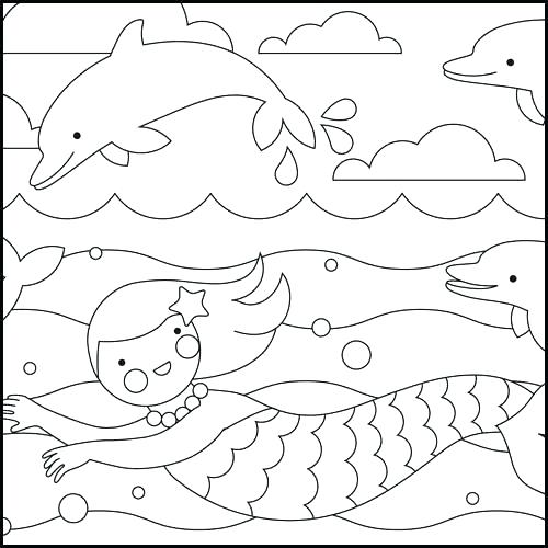500x500 Collage Coloring Pages Coloring Page Printable Collage Coloring