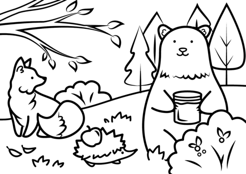 480x339 Coloring Pages Animals Animal Free Zvershtina Info For Page