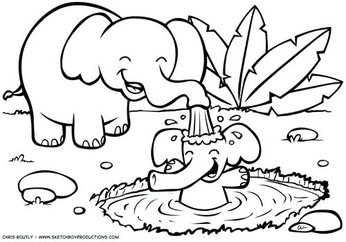500x350 Luxury Color Pages Or Jungle Animal Coloring Pages Pictures