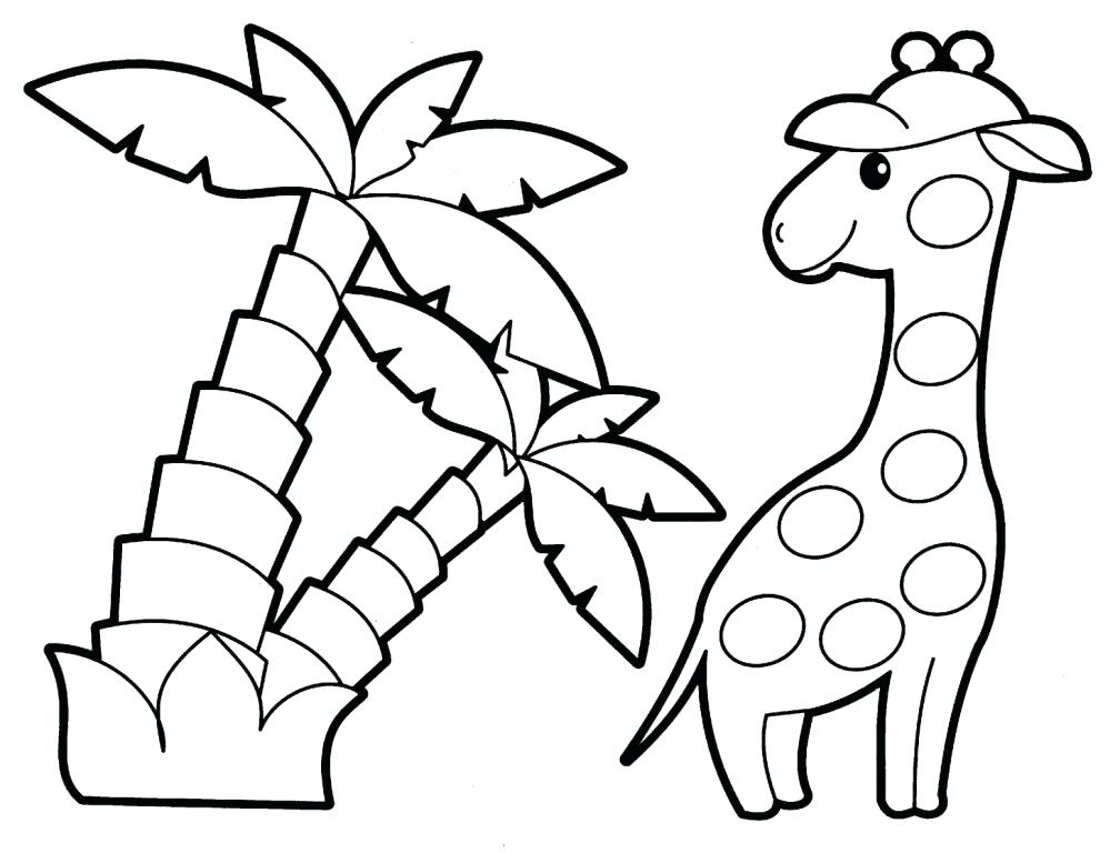 1008x768 Printable Animals Coloring Pages Zoo Animal Color Pages Many