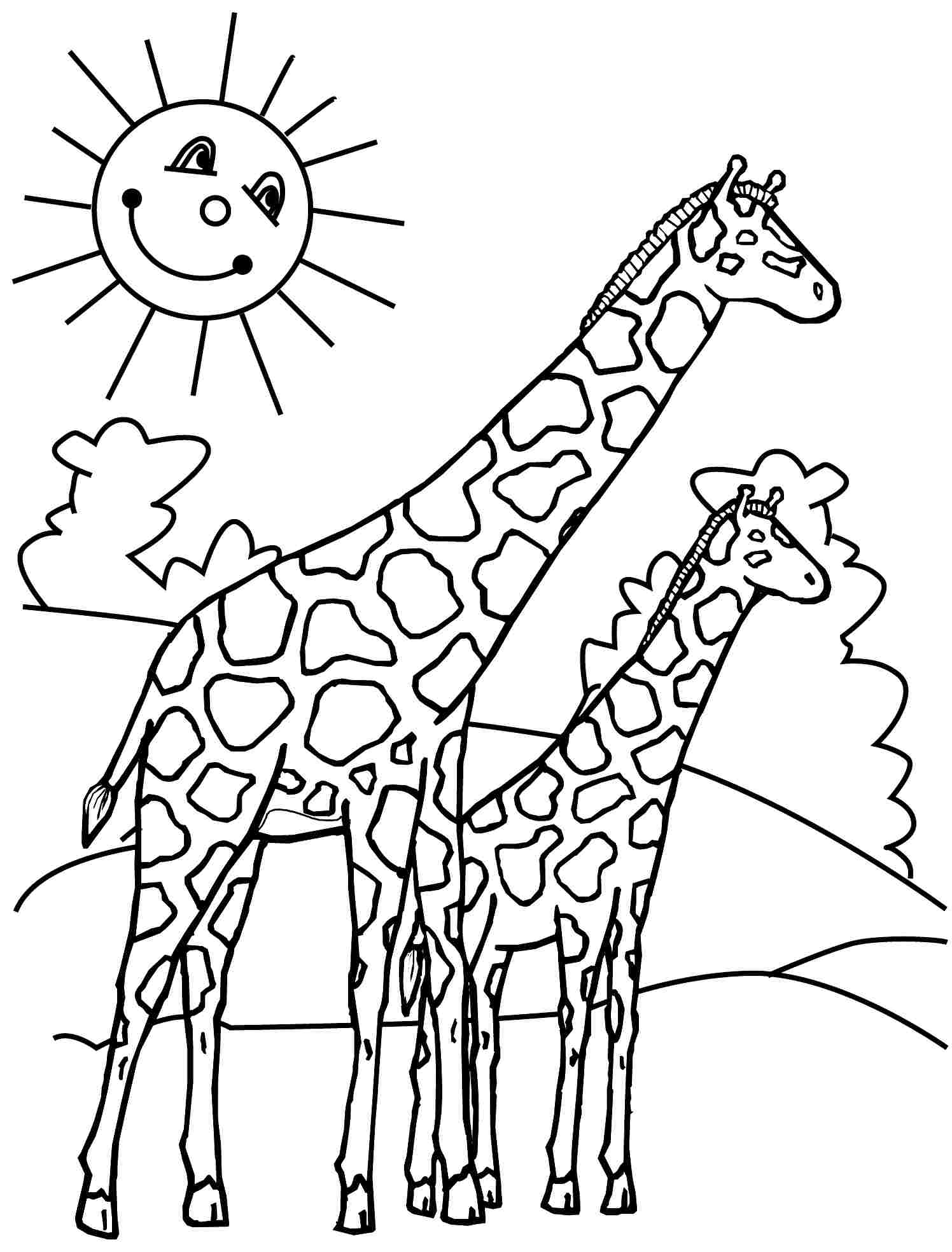 1496x1968 Wylreh About Giraffe Coloring Page On With Hd Resolution