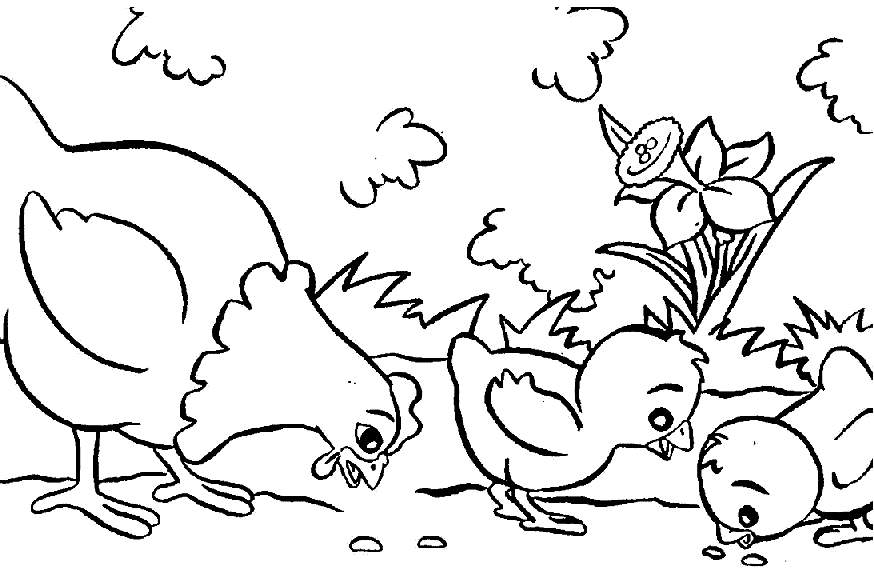 874x581 Free Printable Farm Animal Coloring Pages For Kids
