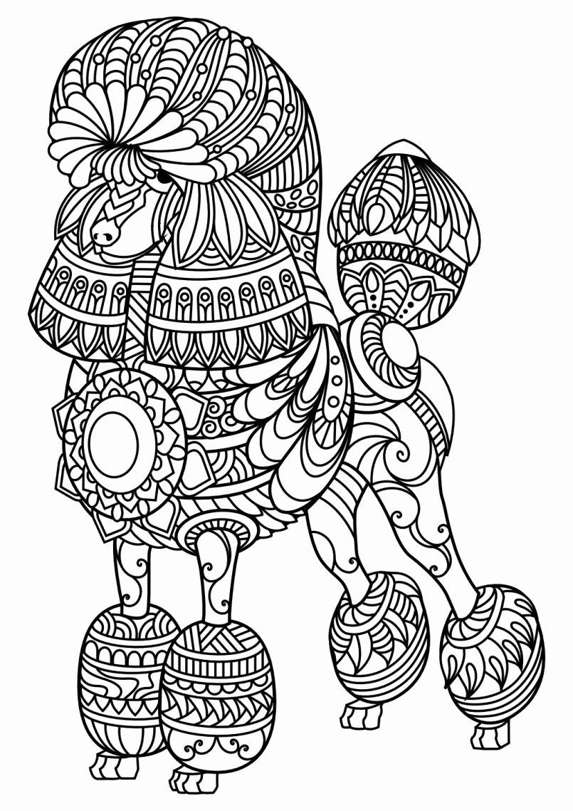 805x1138 Best Of Animal Mandala Coloring Pages Collection Printable