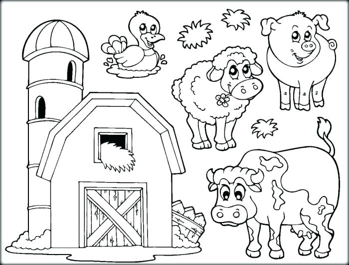 700x531 Farm Color Pages Farm Animals Coloring Pages Printable Farm Animal