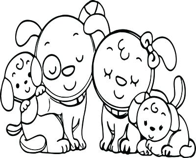 400x322 Coloring Page Animals Family Coloring Pages Animals Coloring
