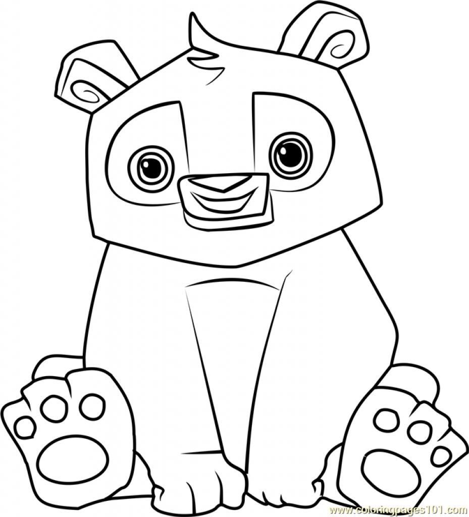 929x1024 Coloring Pages Of Animal Jam Arctic Wolf Coloring Page Fun