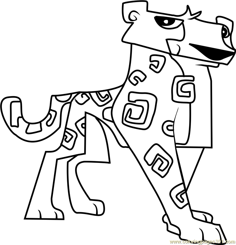 770x800 Animal Jam Arctic Wolf Coloring Pages Color Bros