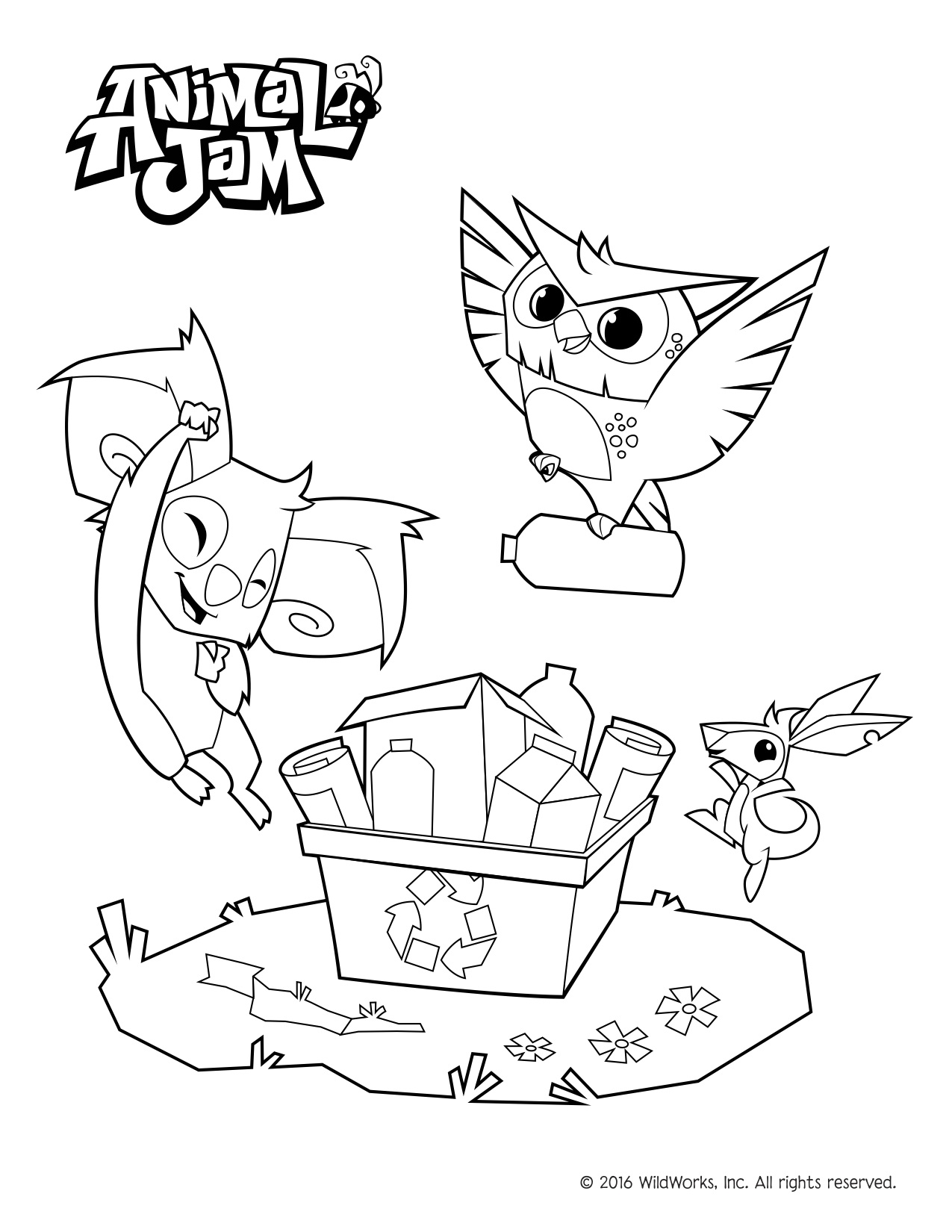 1275x1650 Best Of Animal Jam Coloring Pages Free Coloring Page Free