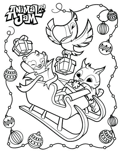 400x518 Animal Jam Coloring Pages