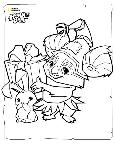 400x518 Animal Jam Coloring Pages The Daily Explorer Classroom