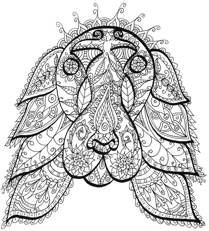 736x811 Drawing Mandalas