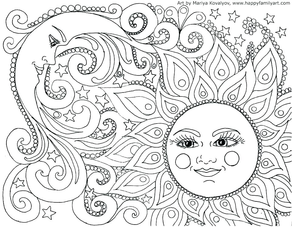 960x746 Mandala Coloring Pages Pdf Coloring Page Mandala Moon And Stars