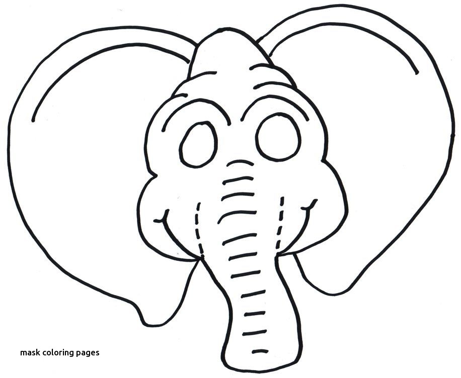 916x752 Mask Coloring Pages