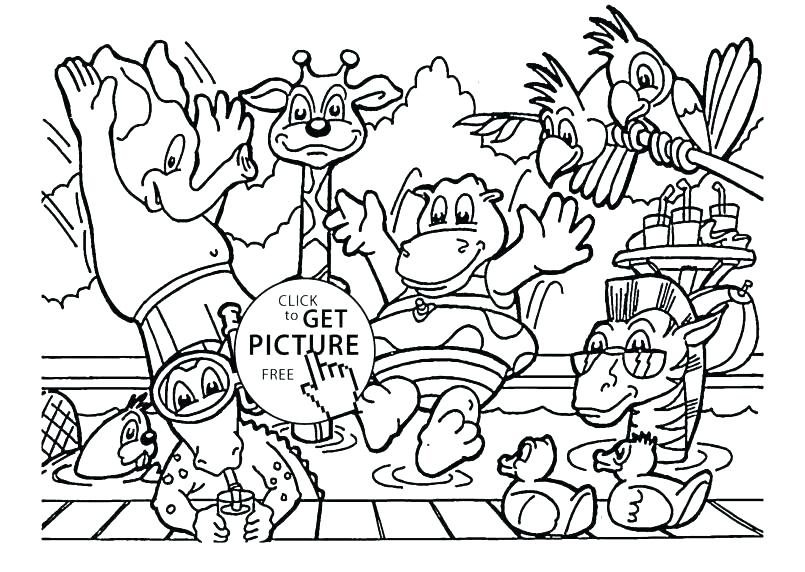 805x572 Safari Animals Coloring Pages Animal Coloring Pages For Kids Large