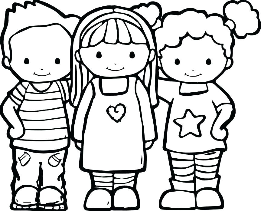 863x697 Best Friends Coloring Pages Here Are Best Friends Coloring Pages