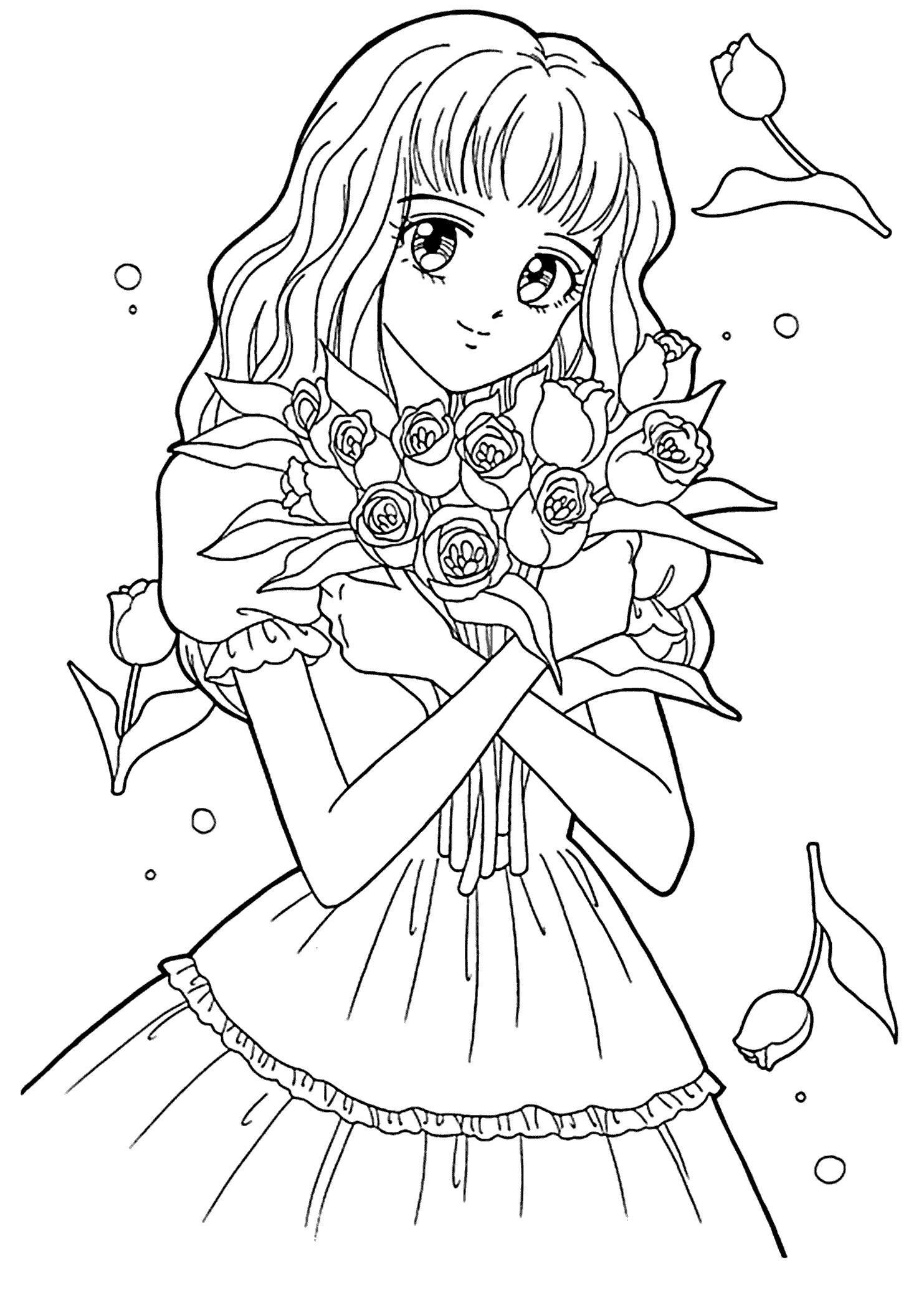 1483x2079 Fresh Anime Cartoon Coloring Pages