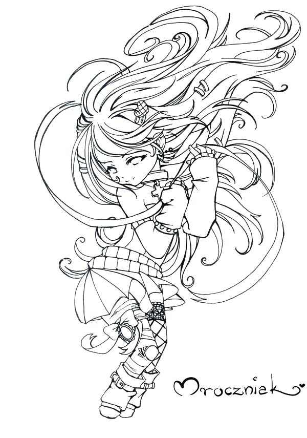 600x855 Anime Chibi Coloring Pages