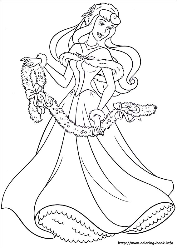 567x794 Christmas Friends Coloring Picture
