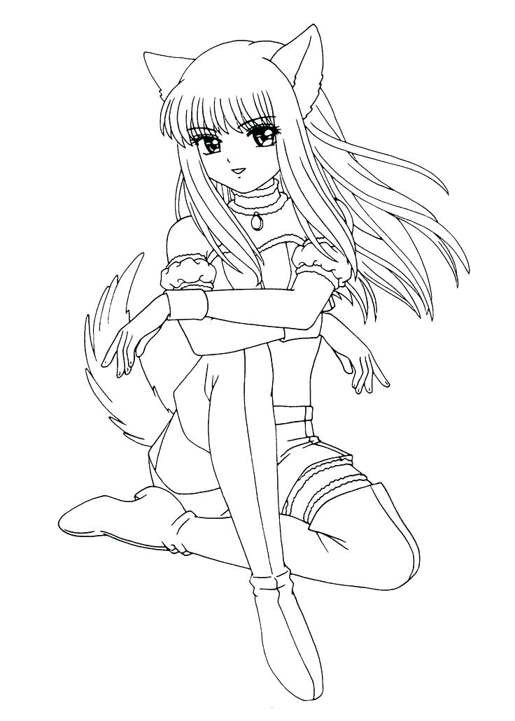 736x1031 Beautiful Anime Coloring Pages Online For Anime Coloring Pages