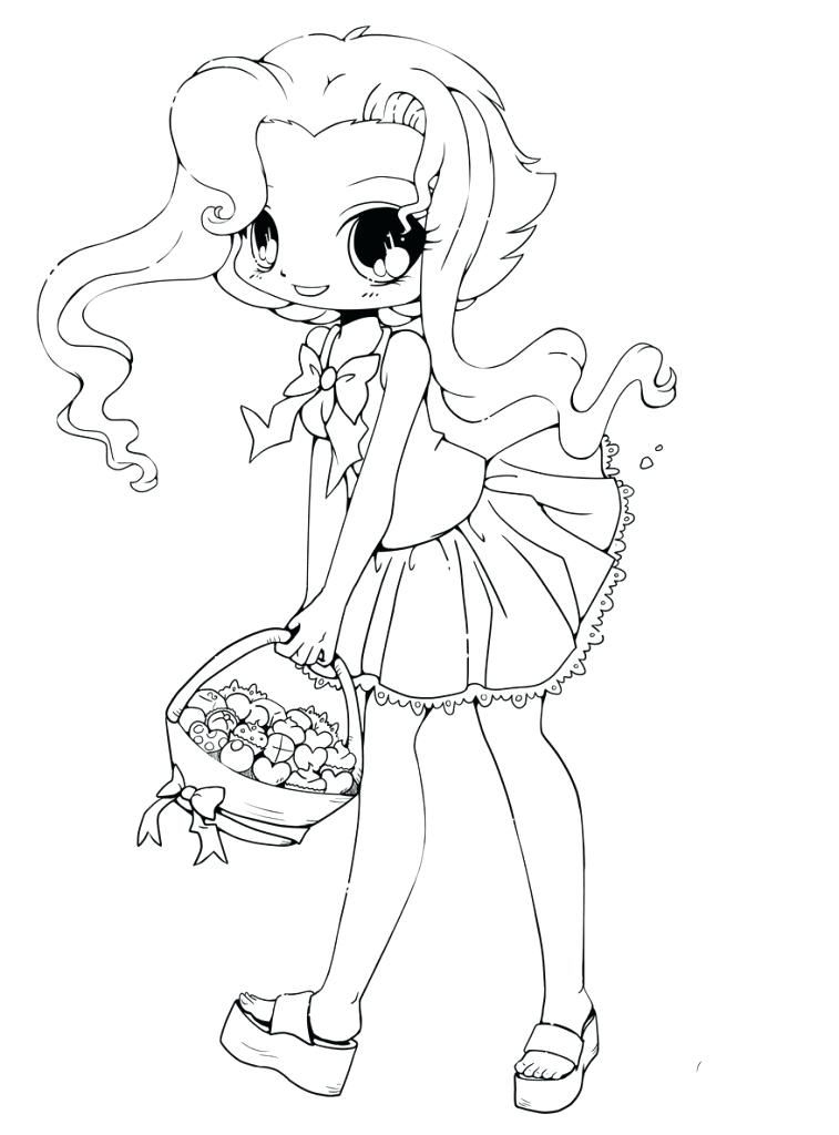 757x1024 Anime Coloring Pages Chibi Cute Anime Chibi Girl Coloring Pages