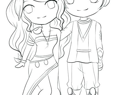 440x330 Coloring Pages Of Anime Cute Couple Coloring Pages Anime Couples