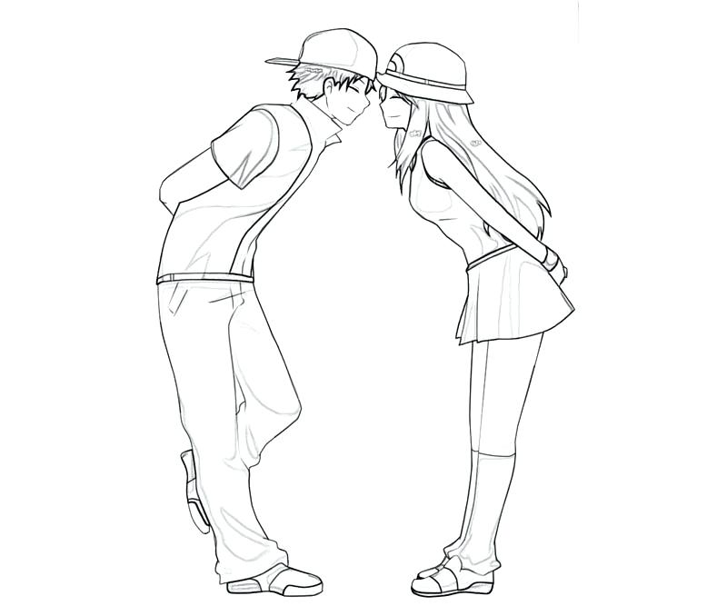 800x667 Cute Couple Coloring Pages Coloring Pages Of Couples Draw Anime