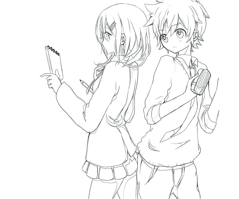 800x667 Cute Couple Coloring Pages Cute Anime Couples Coloring Pages