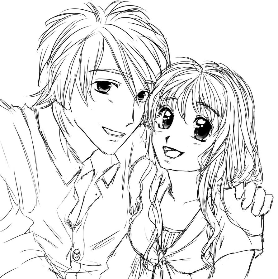 893x895 Fresh Anime Couple Coloring Pages For Your Site