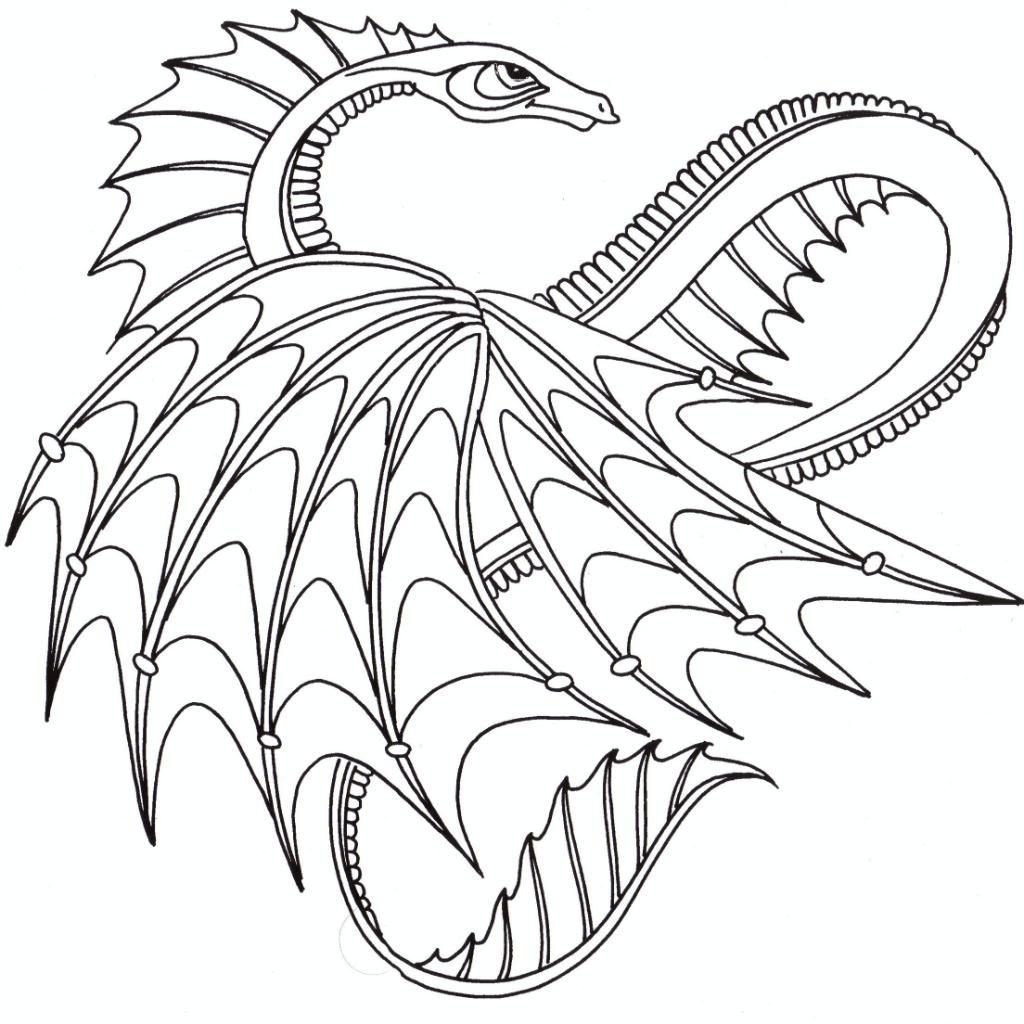 1024x1024 Anime Dragon Coloring Pages Coloring Sheets