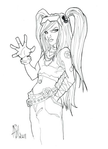 363x500 Coloring Pages Anime Girl Coloring Pages Cute Page Chibi Anime