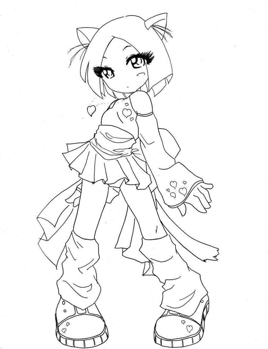 900x1170 Awesome Chibi Coloring Pages Coloringsuite