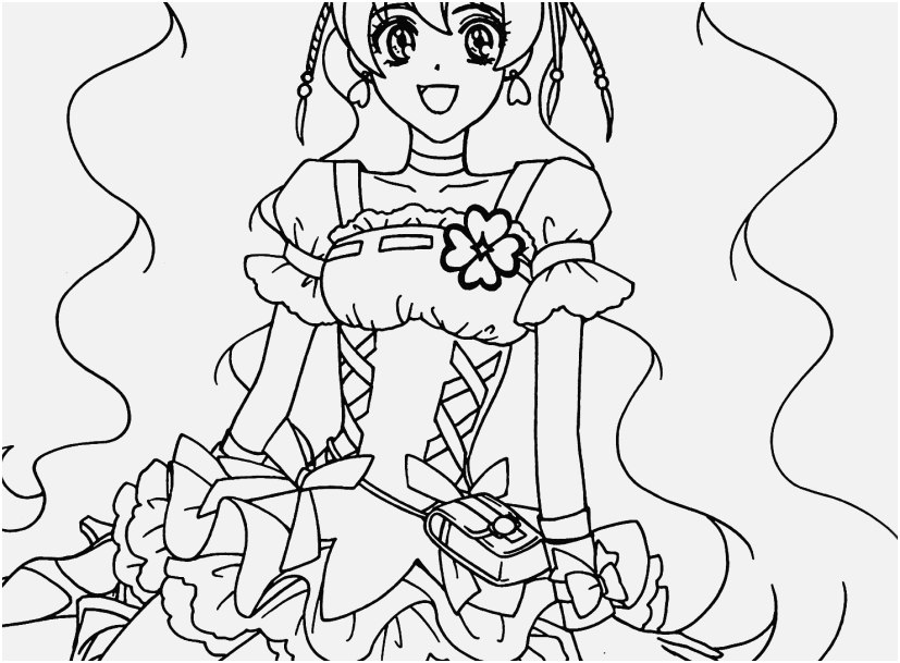 827x609 Anime Coloring Sheets Stock Pretty Cure Anime Girls Coloring Pages