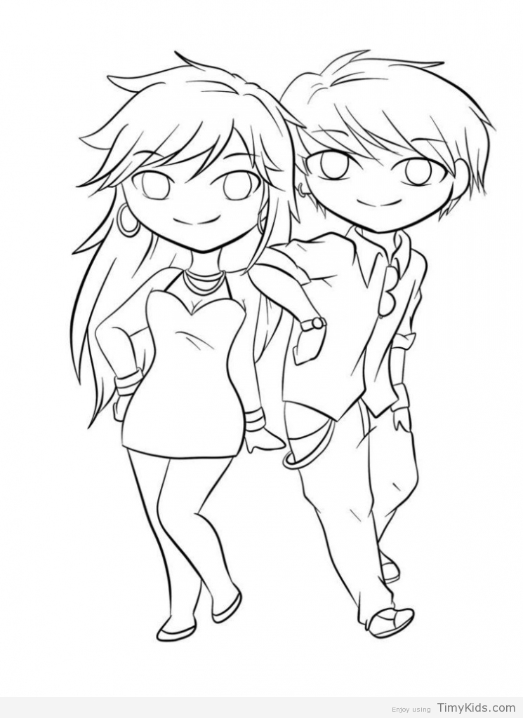 745x1024 Cute Chibi Coloring Pages Free For Kids Inside Anime Prepare