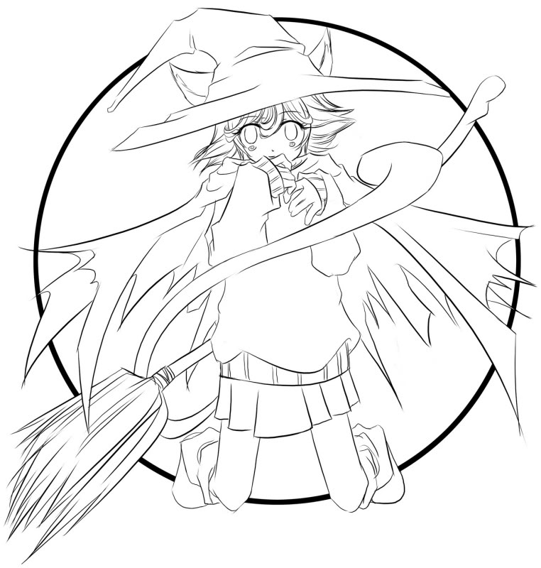 762x800 Anime Halloween Coloring Pages Anime Halloween Coloring Pages