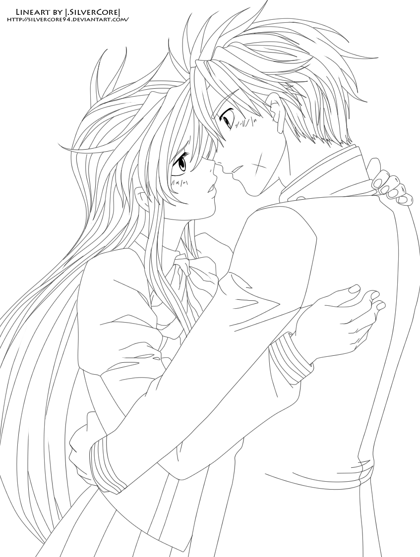 847x1124 Bold Inspiration Anime Couples Coloring Pages Wolf Kissing Cute