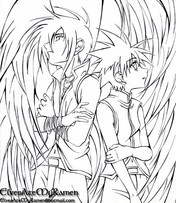 565x650 D N Angel Lineart