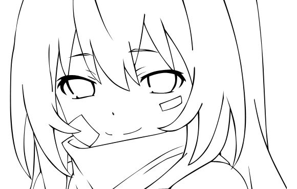 580x370 Line Art Aisaka Taiga