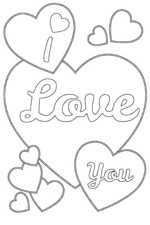 500x750 Coloring Pages Of Love Coloring Love I Love You Coloring Pages As